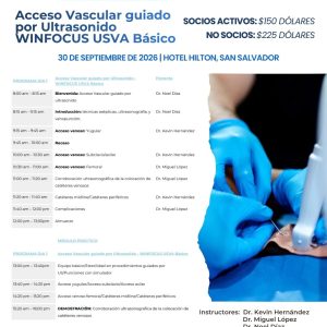 Acceso Vascular guiado por Ultrasonido WINFOCUS USVA Básico