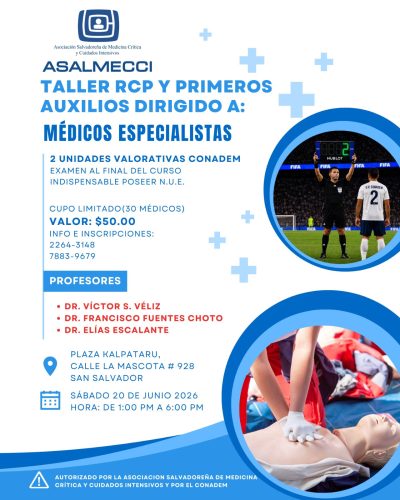 TALLER RCP Y PRIMEROS AUXILIOS DIRIGIDO A MÉDICOS ESPECIALITAS