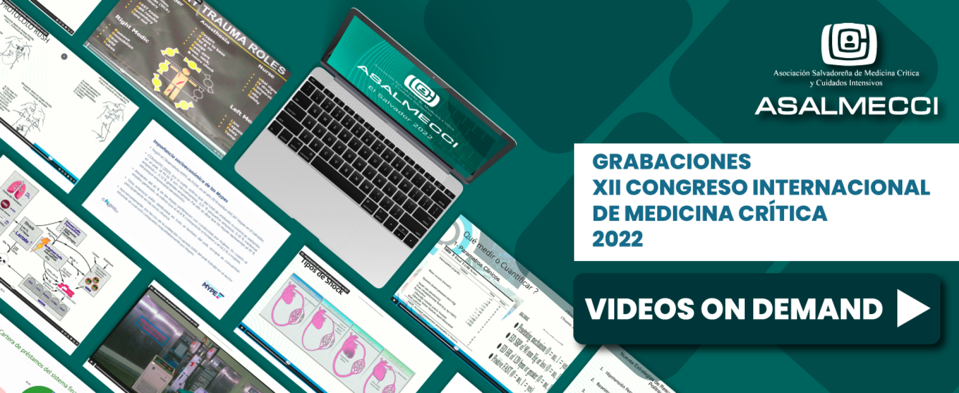 Grabaciones XII Congreso Internacional de Medicina Crítica 2022